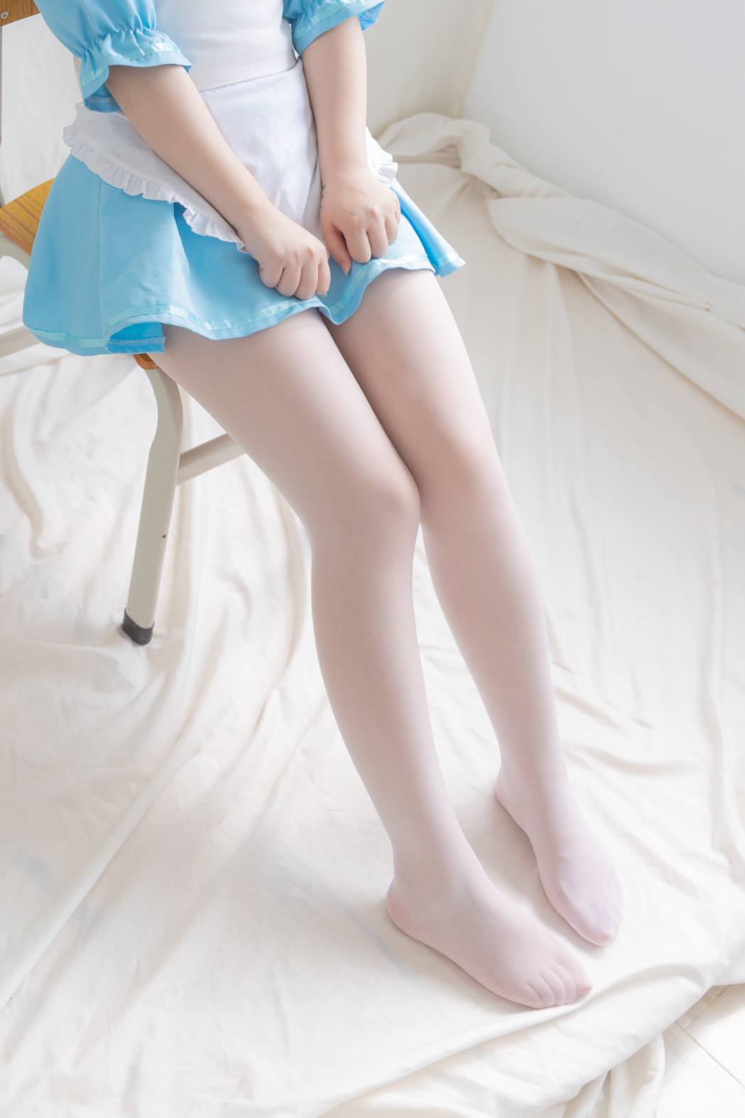 图片[5]-女仆装白丝女孩【43P】20014-知图屋