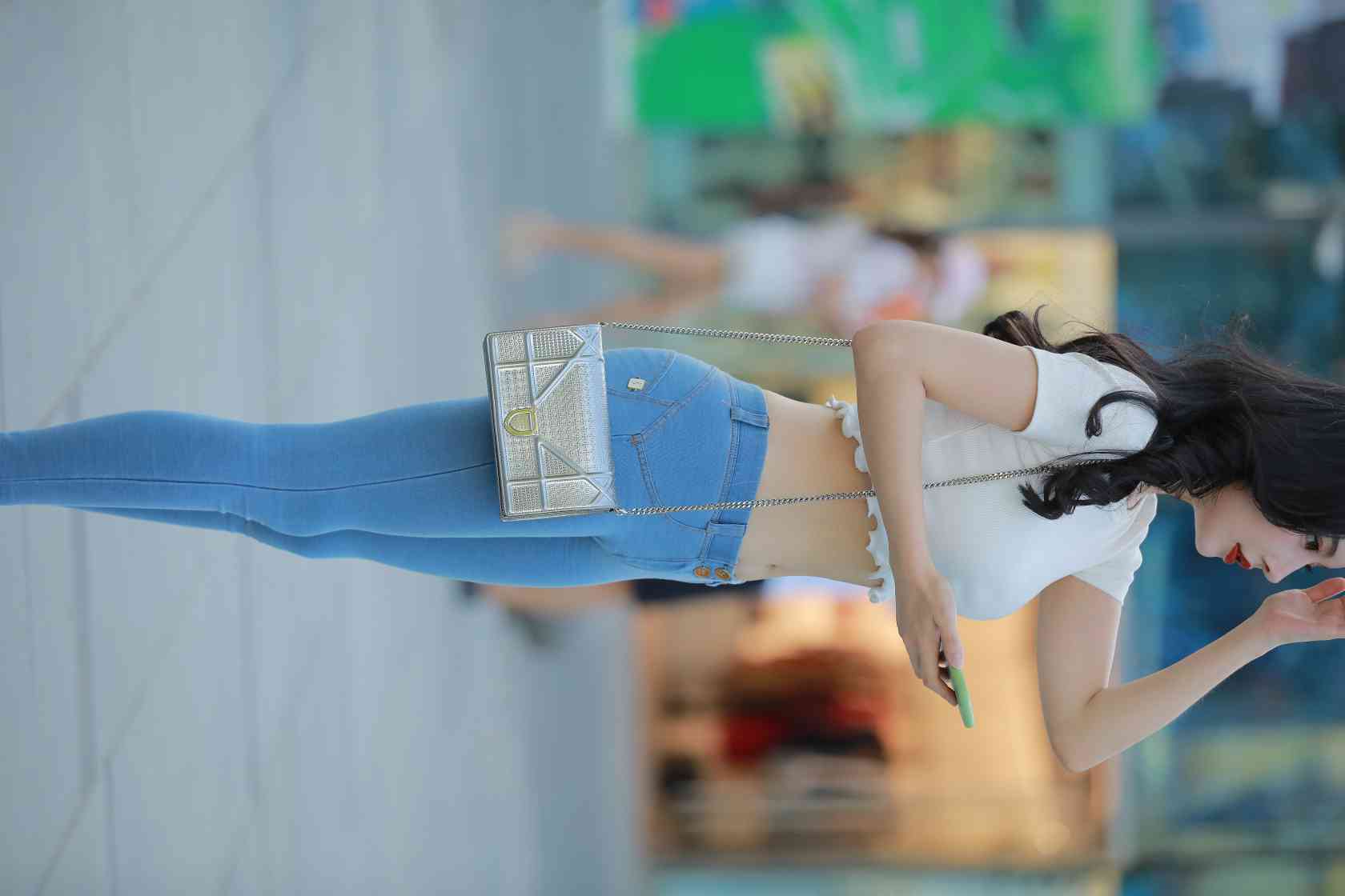 图片[3]-非常漂亮的紧身牛仔裤女孩【115P】04016-知图屋