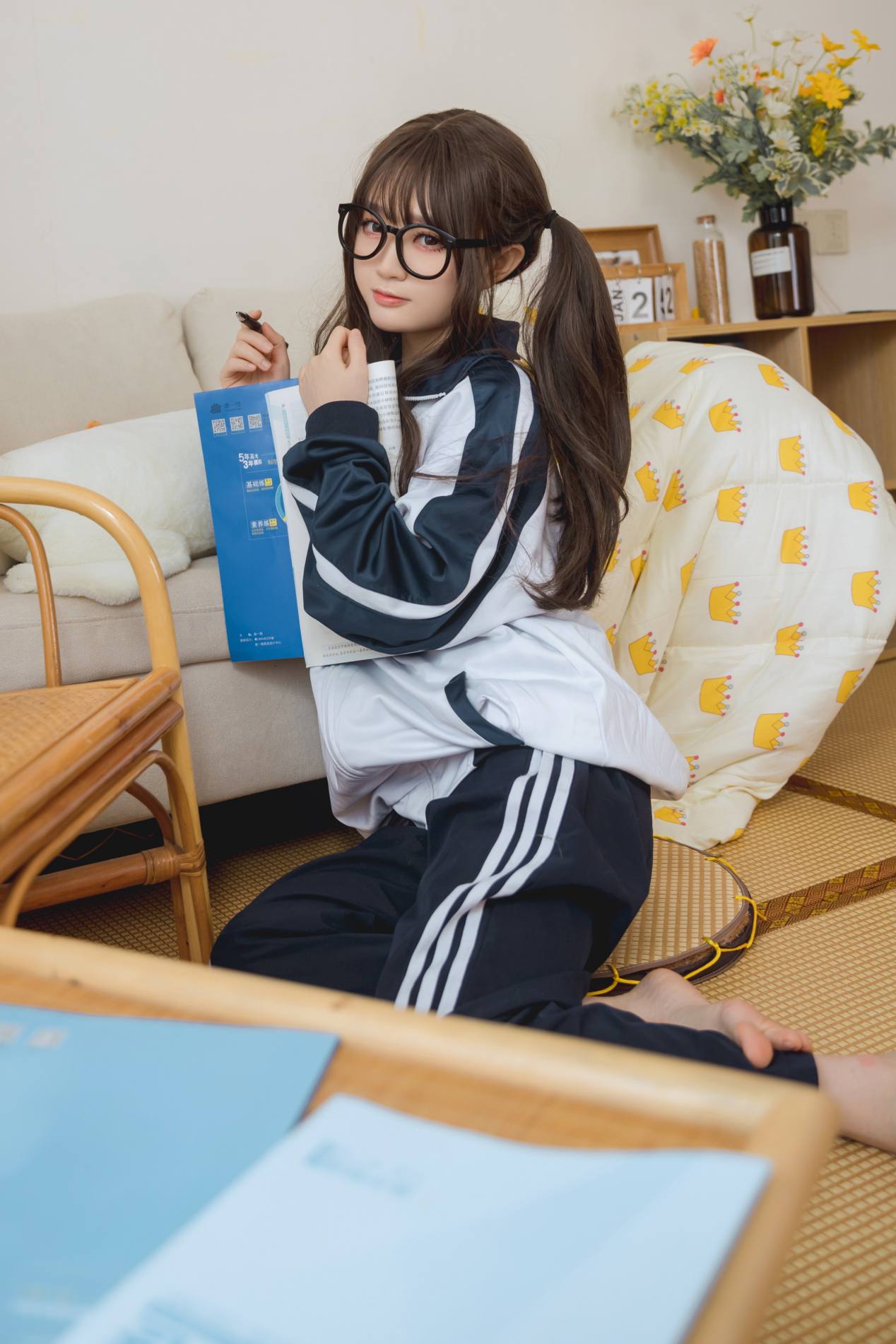 图片[4]-穿校服的双马尾女孩【64P】20010-知图屋