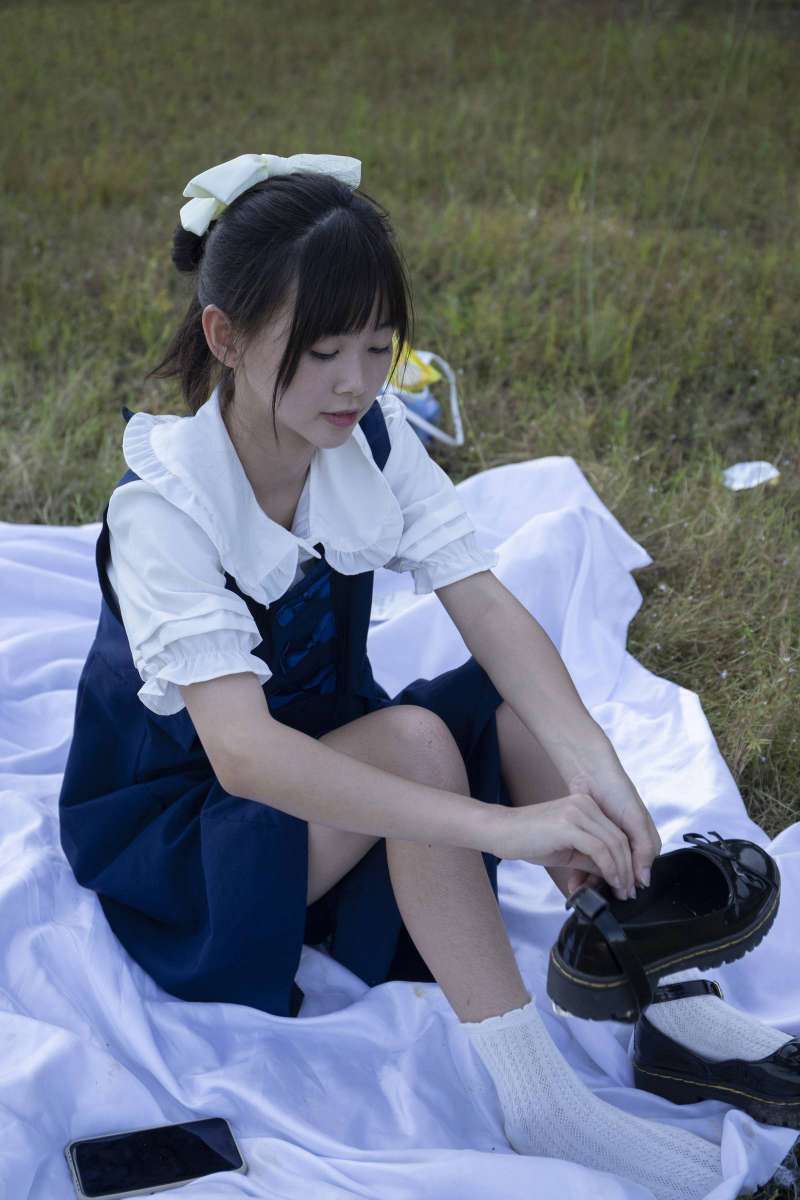 图片[4]-非常甜美的牛仔裙女孩【226P】20021-知图屋