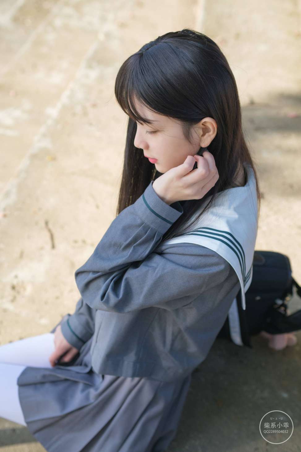 图片[3]-白丝清纯少女真的太可爱了【60P】20001-知图屋