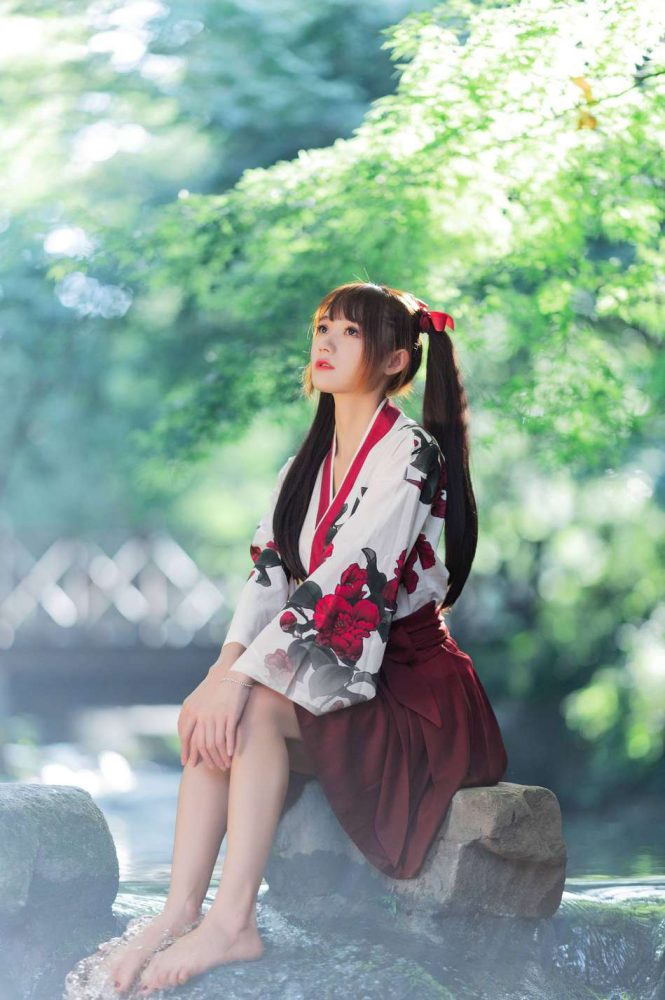 【免费】穿汉服的双马尾女孩【35P】20025-知图屋