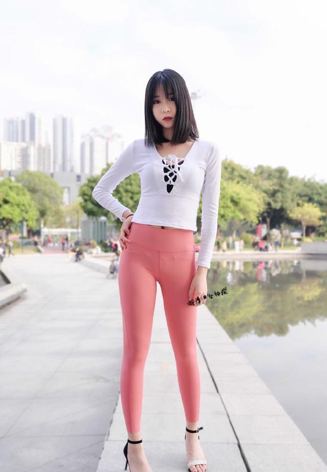 图片[2]-粉色瑜伽裤年轻女孩 J1311 417P17V-14.9GB-知图屋