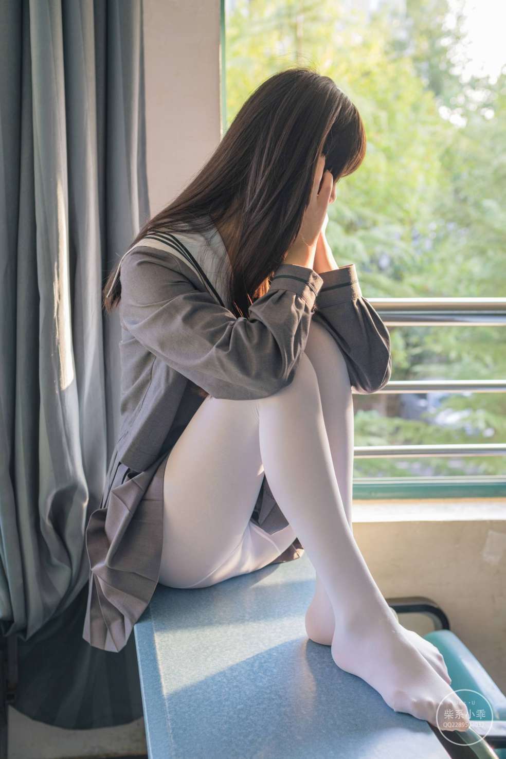 图片[4]-白丝清纯少女真的太可爱了【60P】20001-知图屋