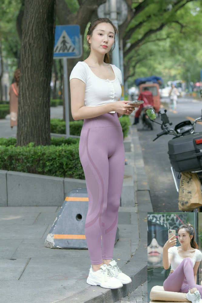 图片[5]-香芋色瑜伽裤高马尾漂亮女孩J2206 545P1V-19.1GB-知图屋