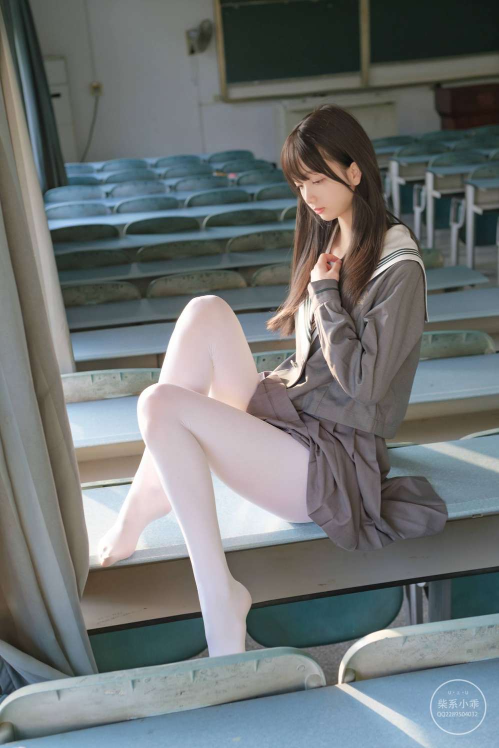 图片[5]-白丝清纯少女真的太可爱了【60P】20001-知图屋