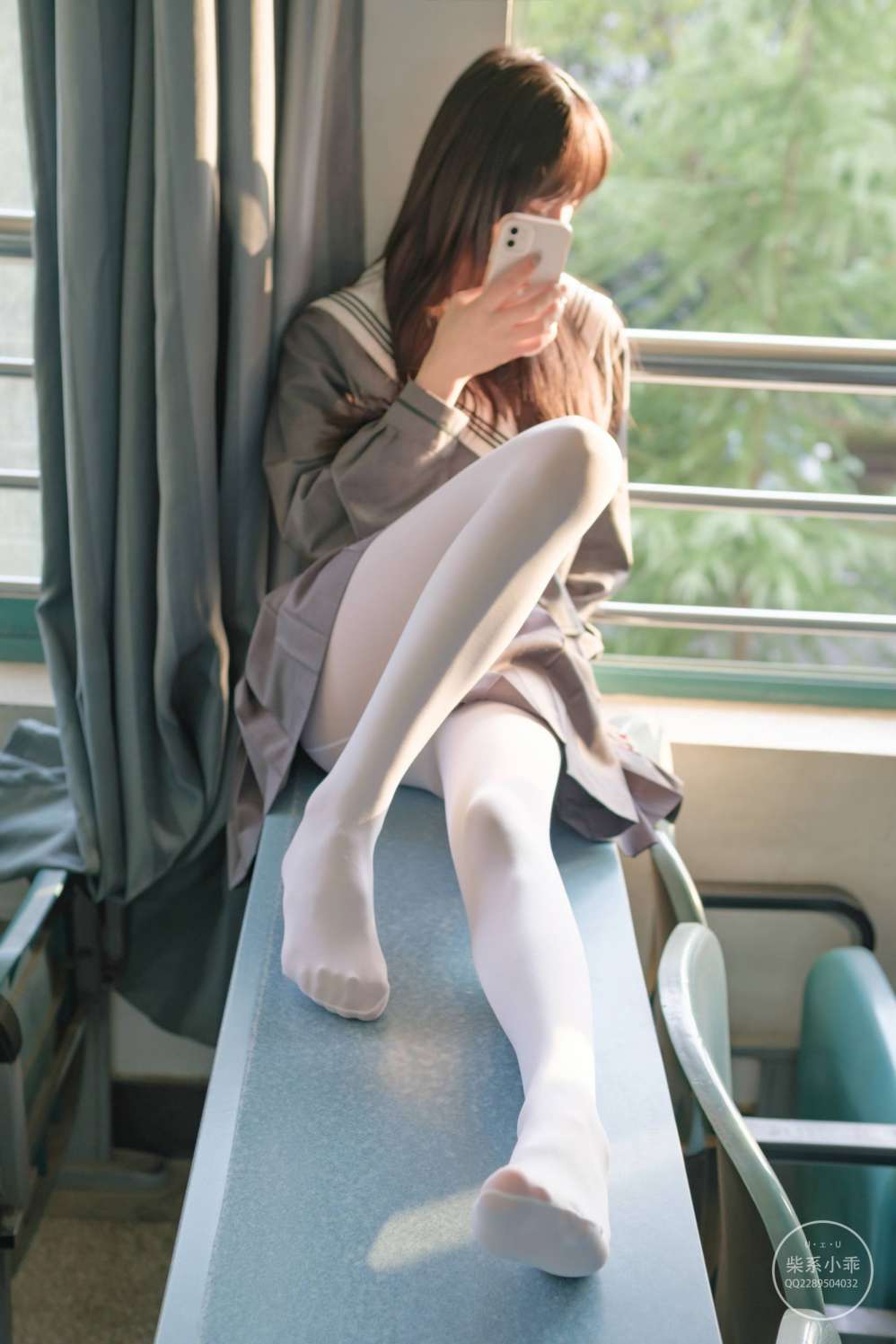 图片[6]-白丝清纯少女真的太可爱了【60P】20001-知图屋