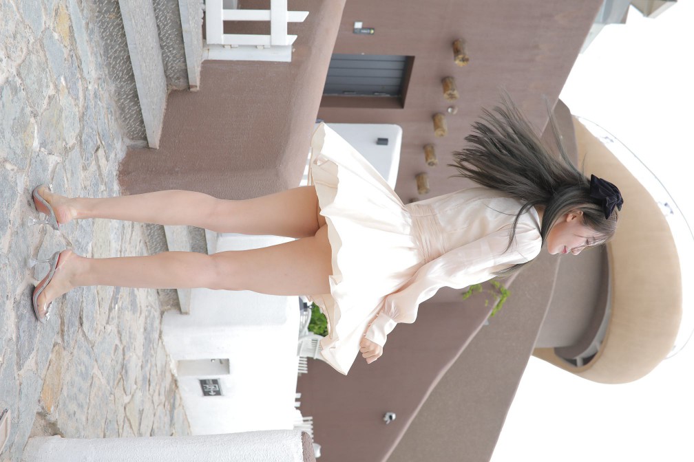 图片[6]-戴黑色蝴蝶结的长发女孩【369P】00027-知图屋