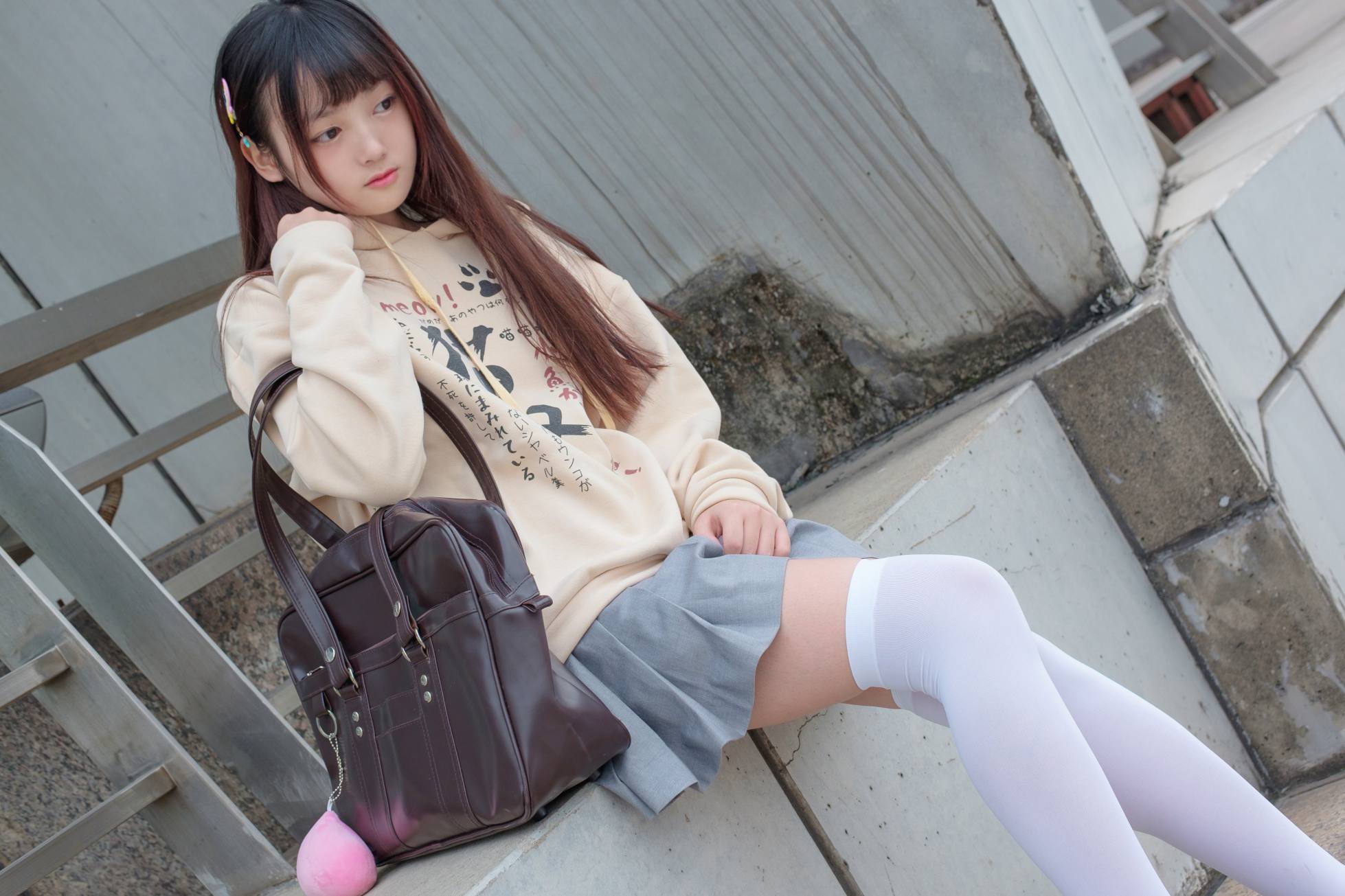 图片[3]-甜美的白丝女孩【131P】20007-知图屋