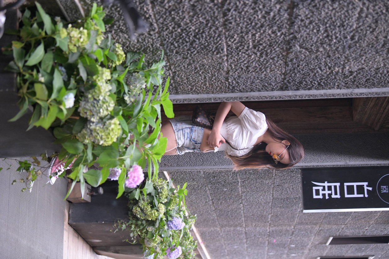 图片[3]-戴太阳镜的牛仔短裤紧身牛仔MM【167P】00021-知图屋