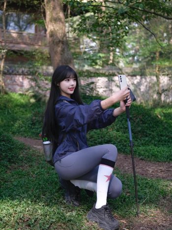 图片[4]-爱爬山的瑜伽裤MM，太甜美了！~-知图屋