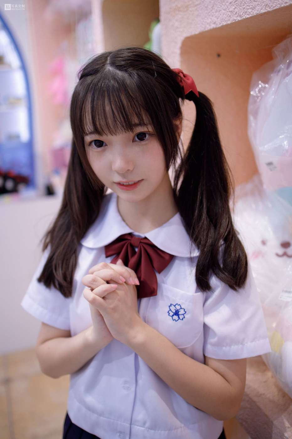 图片[4]-眼神好清澈的双马尾白丝女孩【75P】20019-知图屋